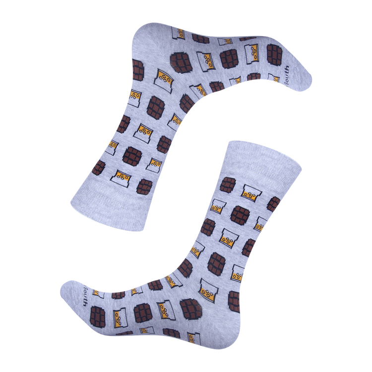 Grey On The Rocks Socks