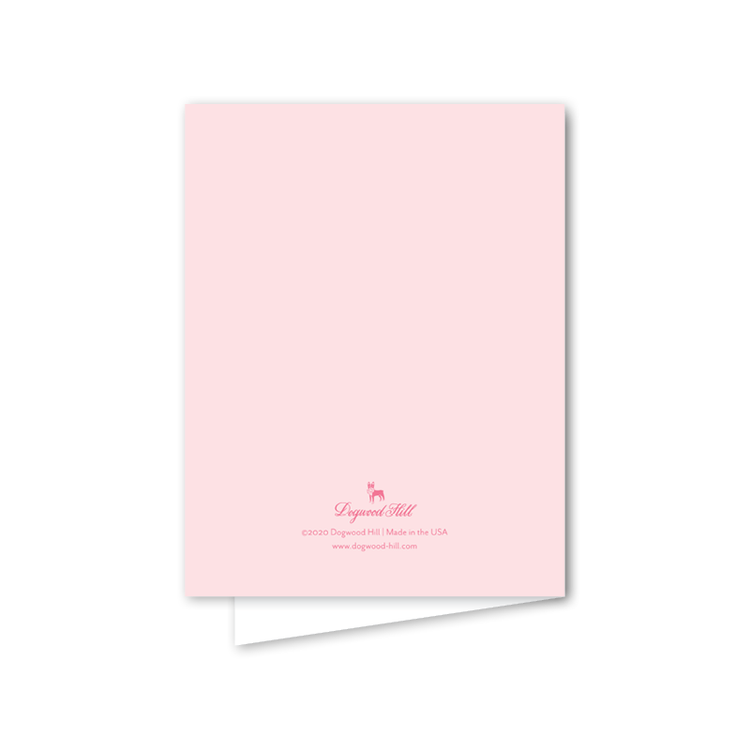 Woodland Baby Pink: Single Card