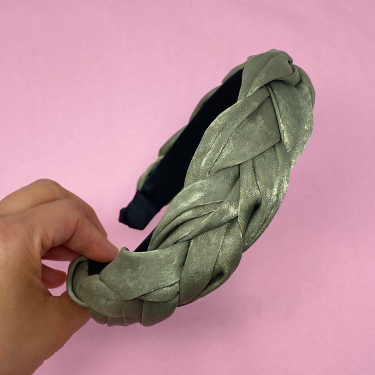 Dutch Braid Headband: Black