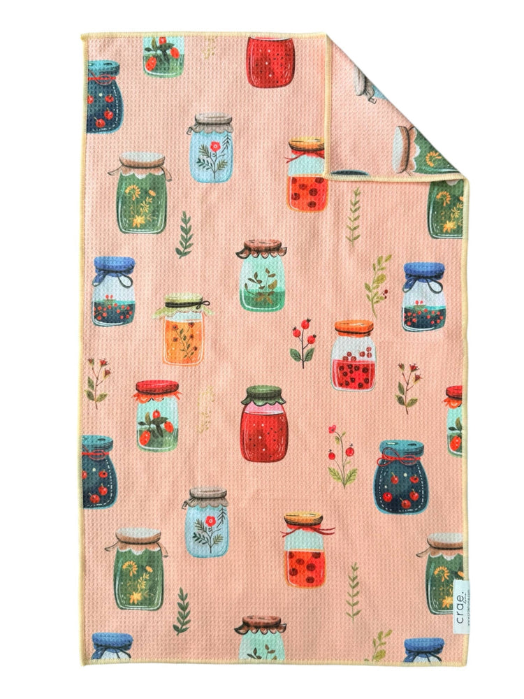 Get Canned: Double-Sided Hand Towel: Light Pink / 17x27 in / Hand Towel