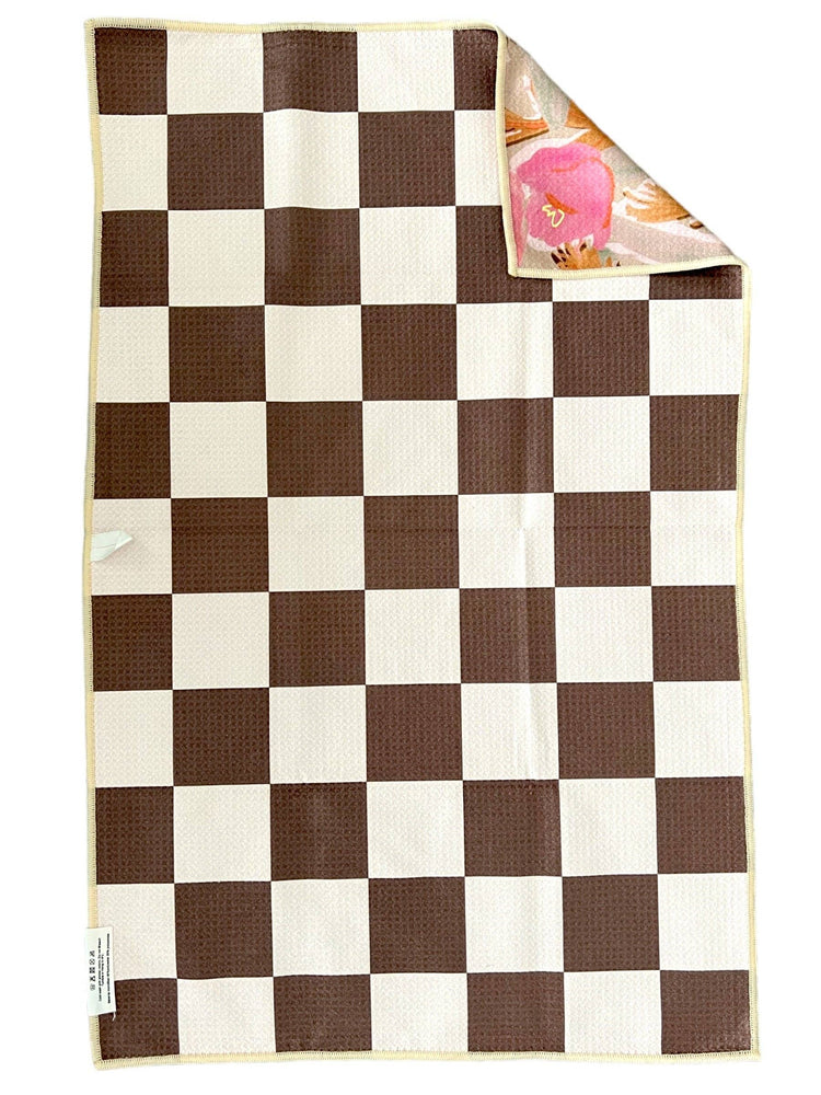 Reeds: Reversible Hand Towel: Cream/Brown / Hand Towel