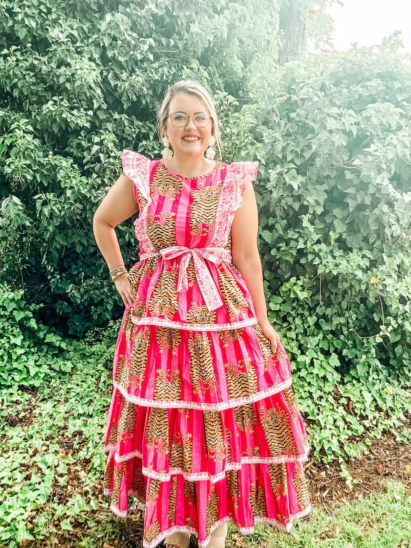 Eye of the Tiger | Ruffle Maxi Dress Eye of the Tiger | Ruffle Maxi Dress