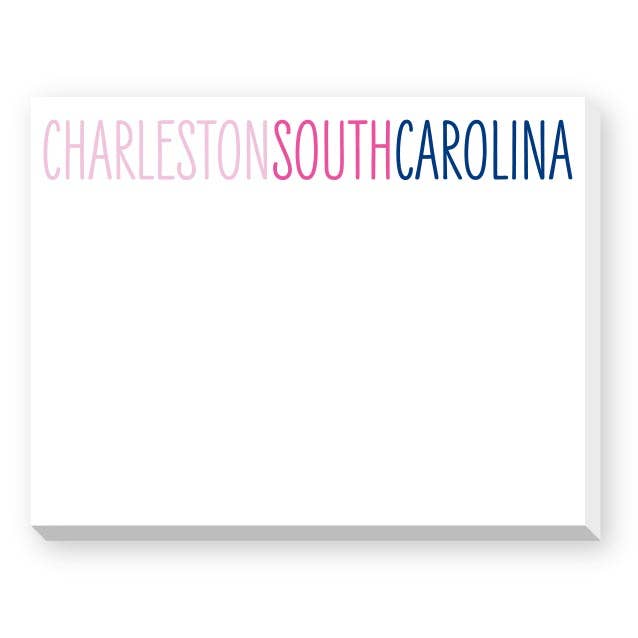 HENDERSON KENTUCKY DITTIE CITY AND STATE NOTEPADS: SHOCKING PINK AND BLUE AND GREEN