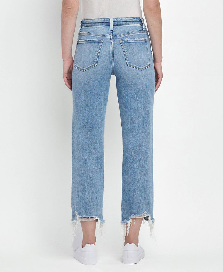 VICTORIA HIGH RISE REGULAR STRAIGHT JEANS