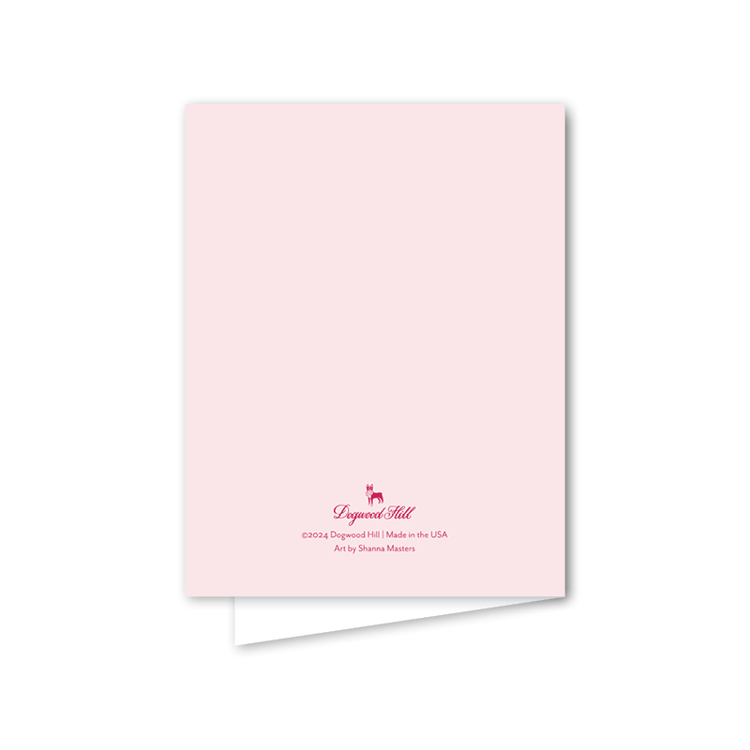 Pink Delight Floral Vase: Boxed Set - 8 Cards & Envelopes