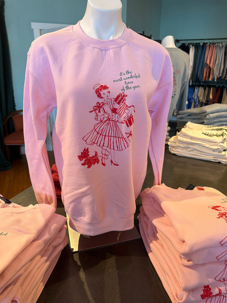 Gift Giving Girl Crewneck