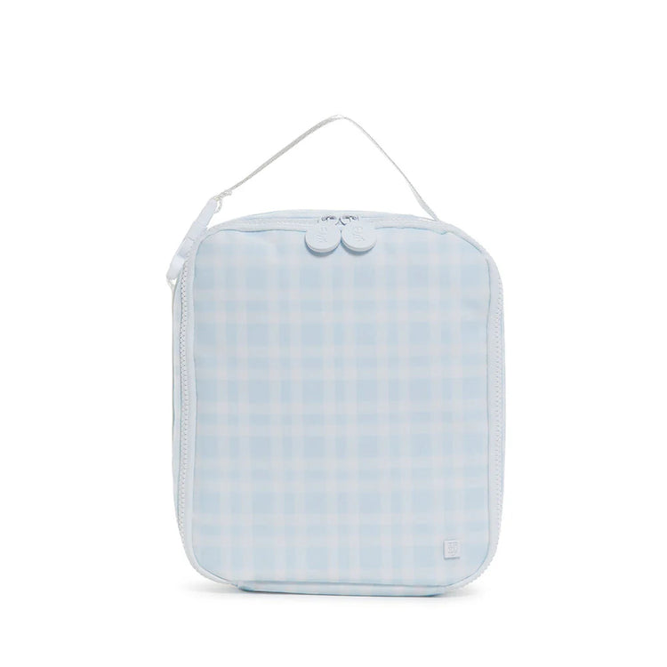 LUNCH BOX Insulated Lunch Bag- PIMLICO PLAID BLUE