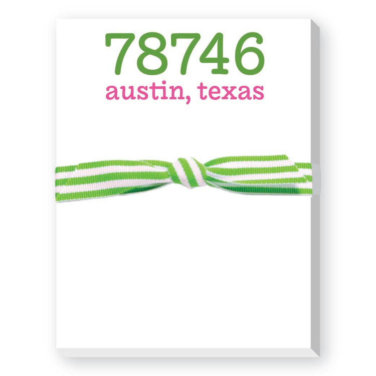 2024 ZIP CODE MINI NOTEPAD: KELLY