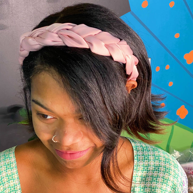 Dutch Braid Headband: Black