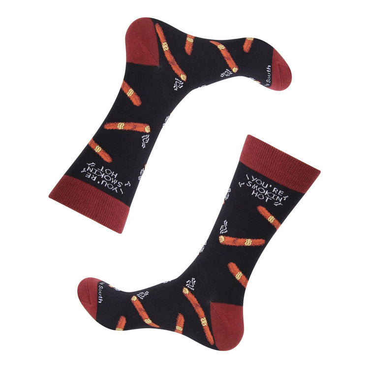 You're Smoking Hot Cigar Socks