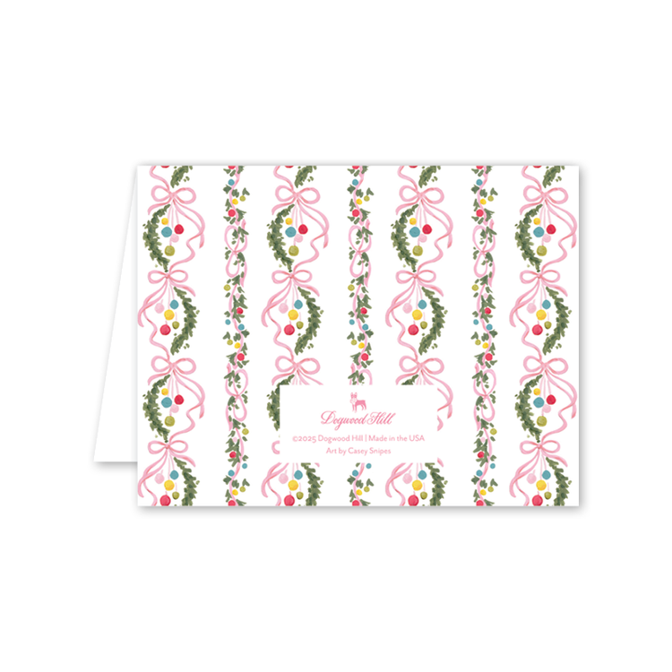 Baubles and Bows: Single Card