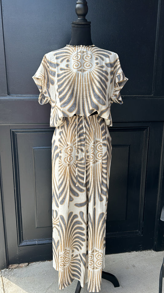 Tropical Swirl Print Set