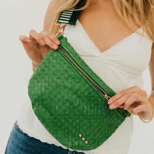 Westlyn Woven Bum Bag -  Emerald