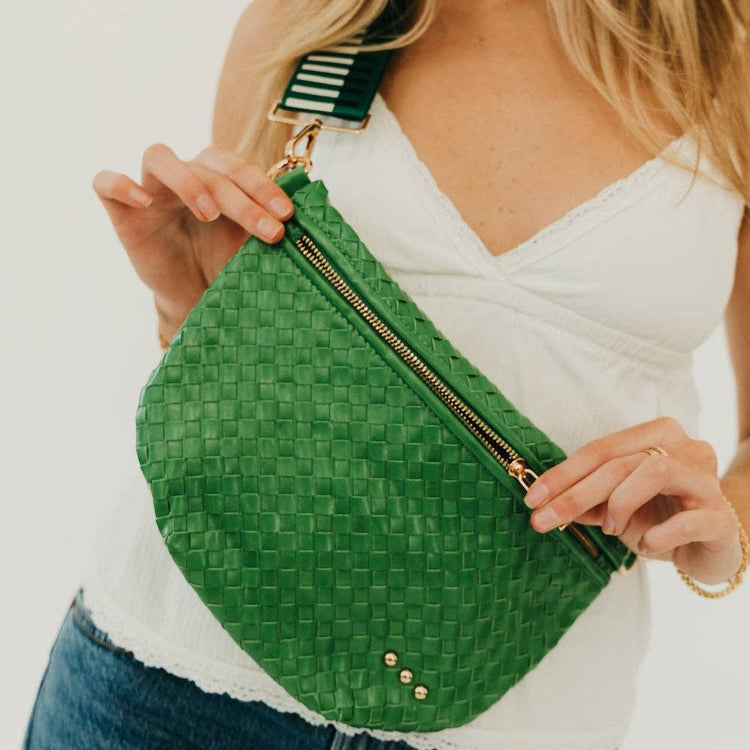 Westlyn Woven Bum Bag -  Emerald