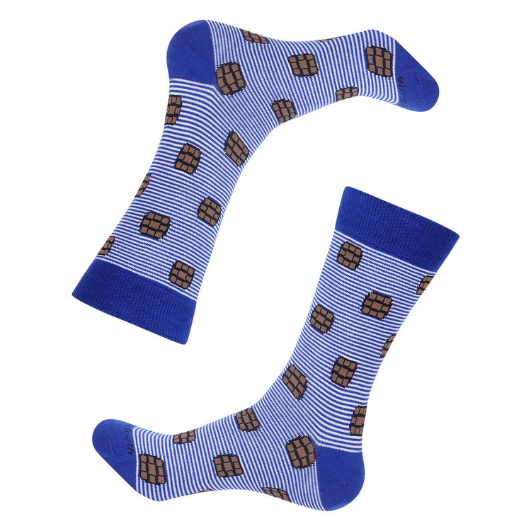 Dark Blue Bourbon Barrel Socks