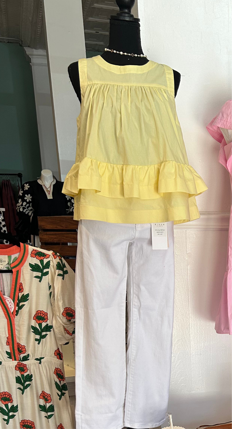 Ruffled Detail Blouse Top