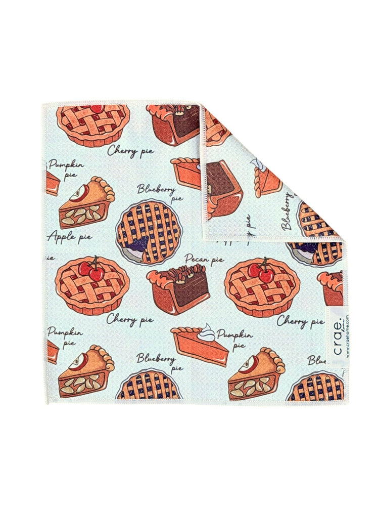 Pie Double-Sided Washcloth: Cream / Washcloth