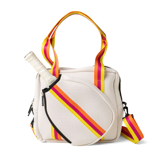 Kedzie Pickleball Tote Open Stock: Cream