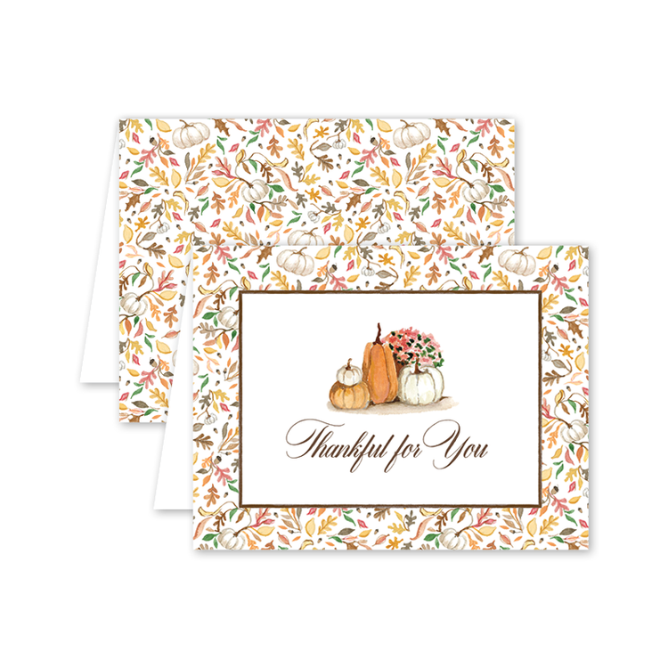 October Thanks Card: Single Card