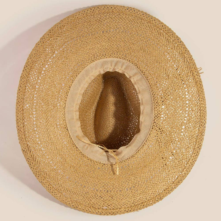 Braided Rope Band Straw Hat: TA