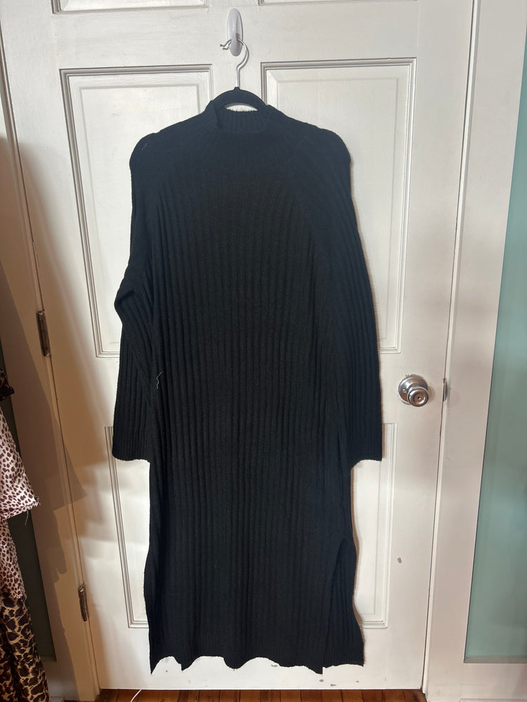 Mock Neck Sweater Maxi Dress