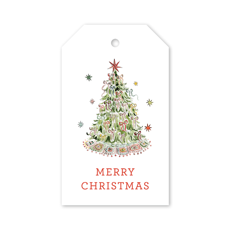 Paper Chain Tree Gift Tags