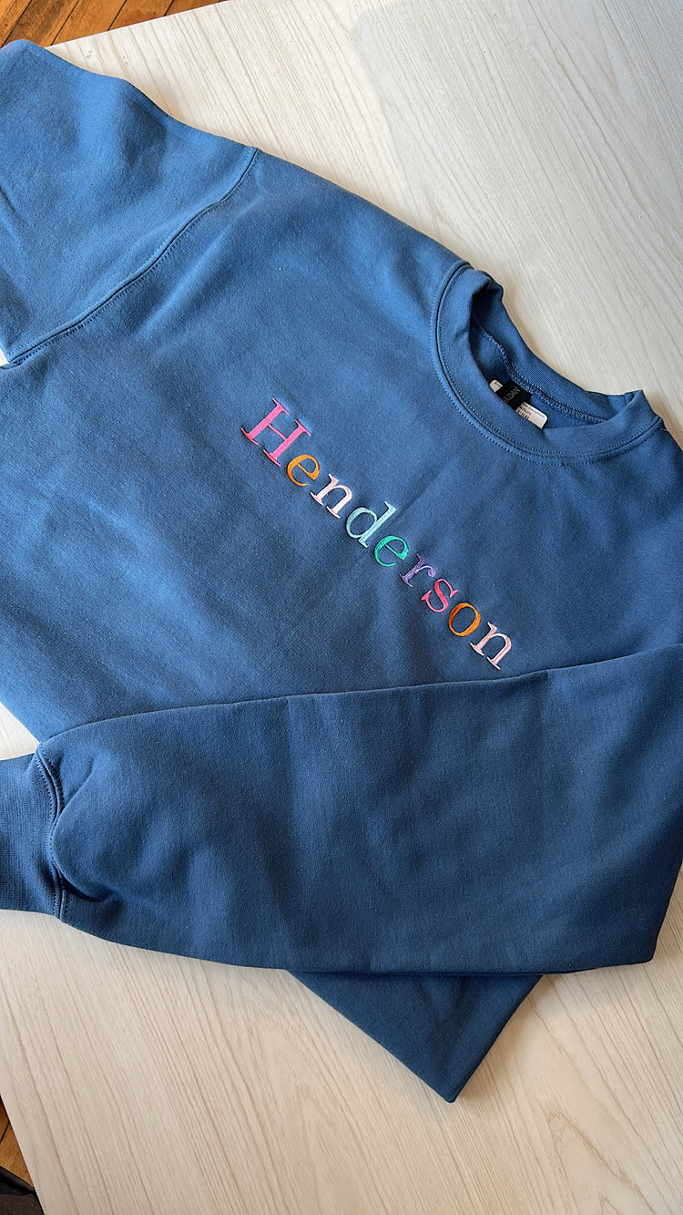 Embroidered Henderson Sweatshirt