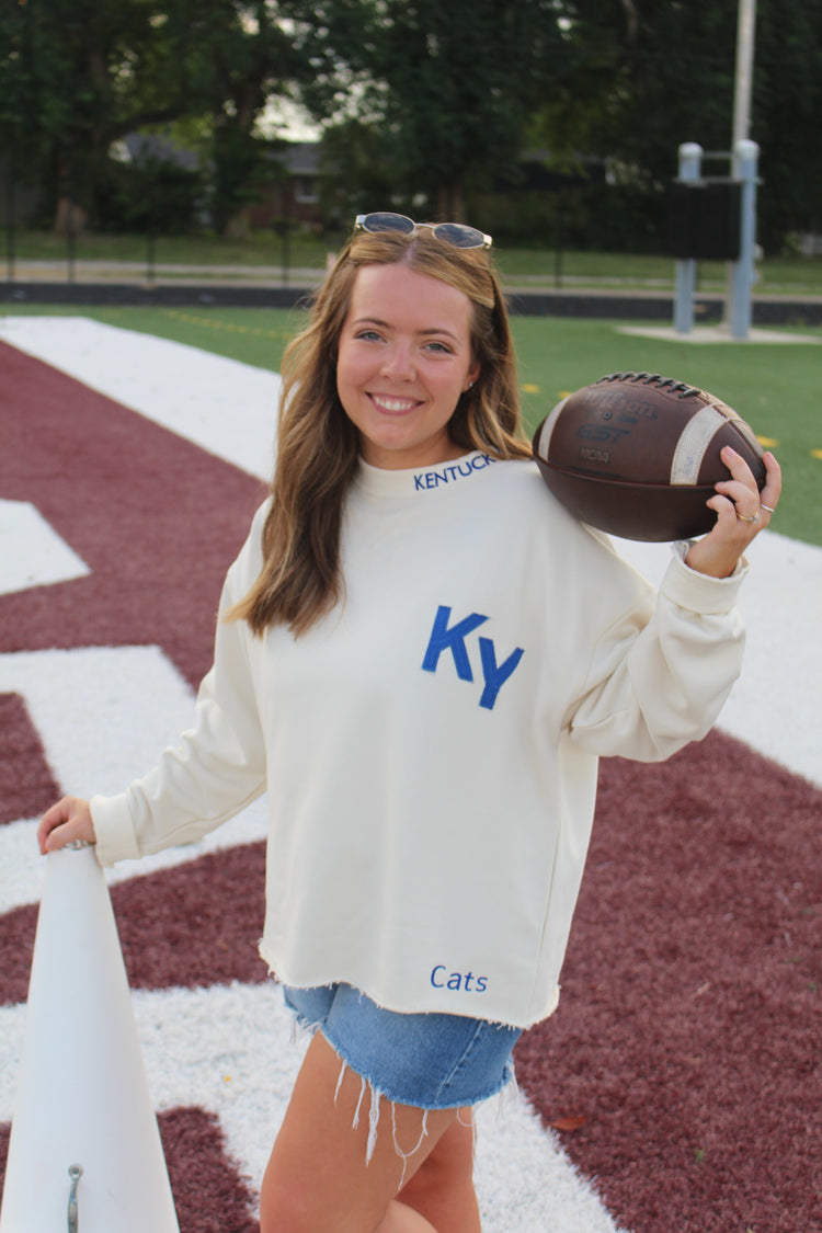 "KENTUCKY" PULLOVER SWEATER