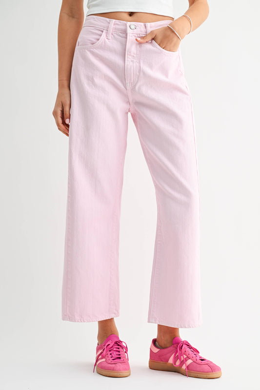 PINK - Barrel Jean Twist