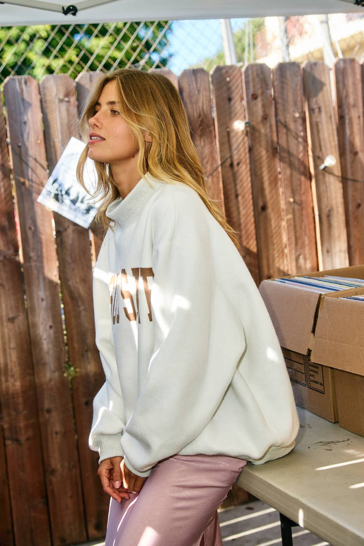 CROSS 'CROSS &JESUS SAVES' Reversible Sweatshirt