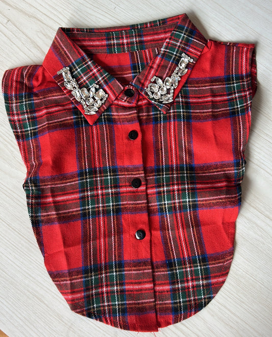 Rhinestone Dickie Under Shirt