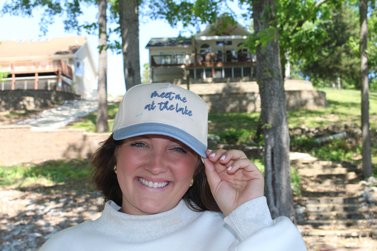 Classic Canvas Hat–Meet Me at the Lake