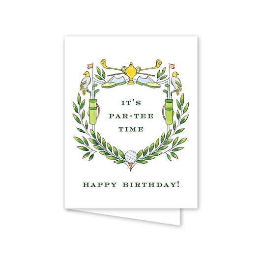 Golf Birthday: Single Card