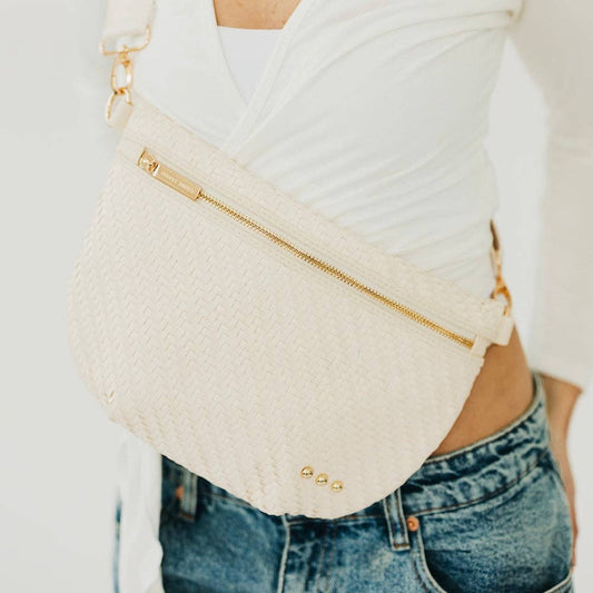 Westlyn Woven Bum Bag - Cream