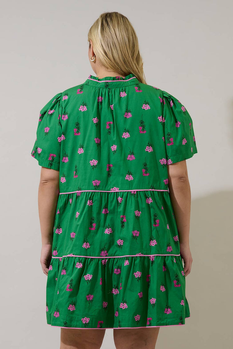 Candace Tiered Mini Dress - Vivy Floral