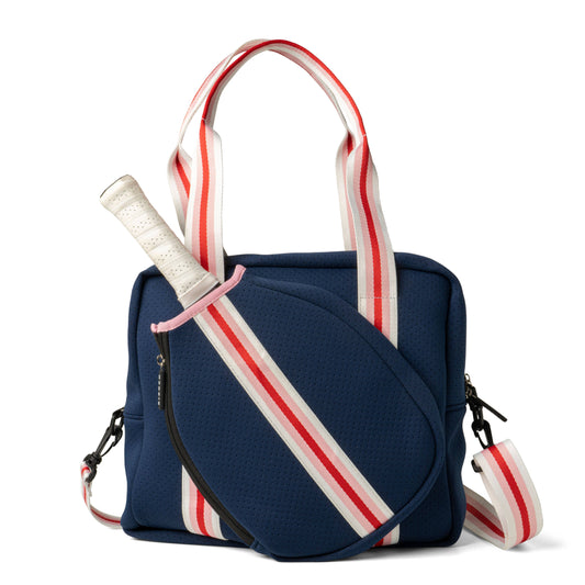 Kedzie Pickleball Tote Open Stock: Navy