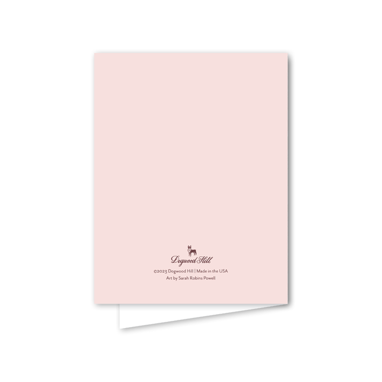 Oiseaux en Fleurs Thank You: Single Card