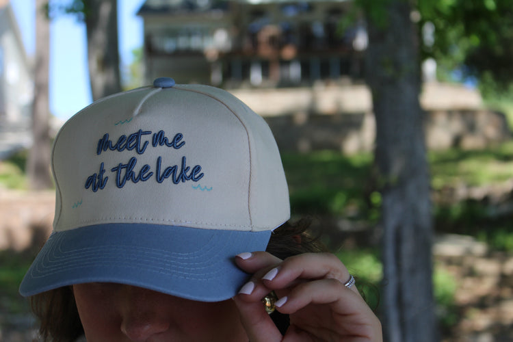 Classic Canvas Hat–Meet Me at the Lake