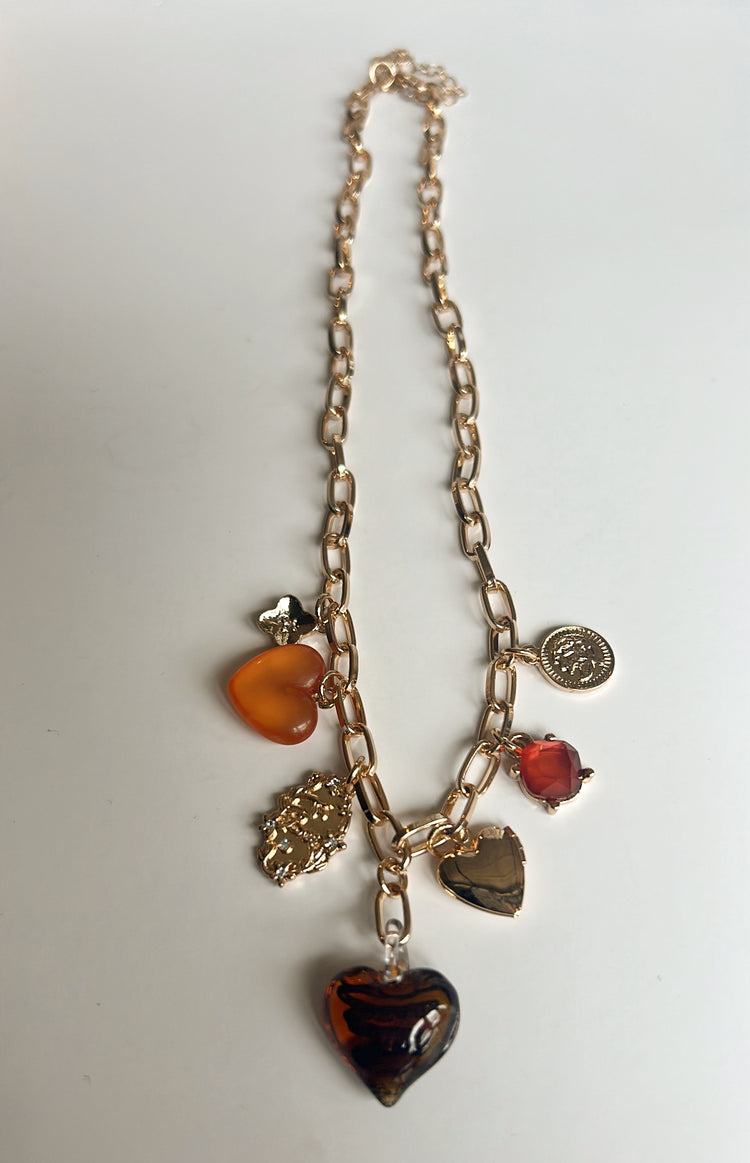 Linden Heart Charm Necklace
