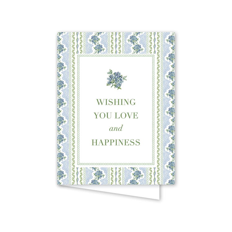 Christine's Hydrangeas Wedding: Single Card