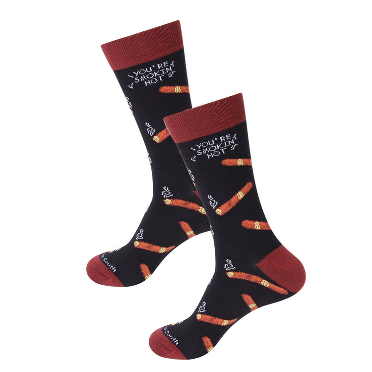 You're Smoking Hot Cigar Socks