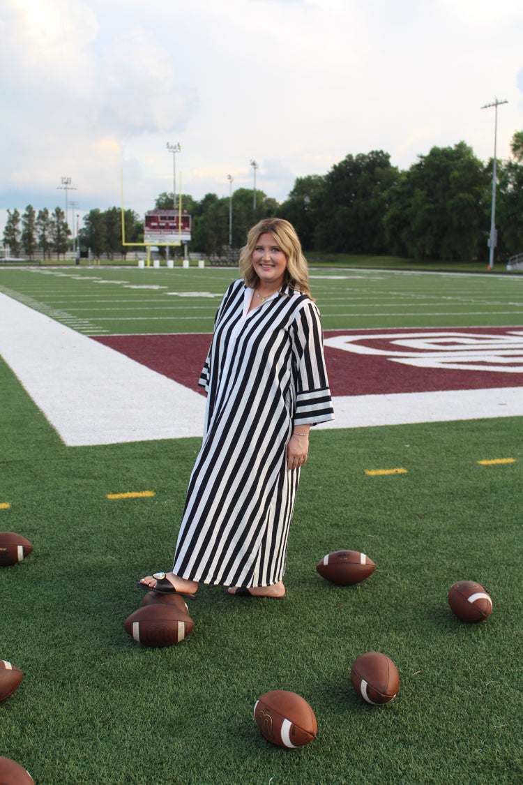 Rosemary Stripe Cabana Caftan