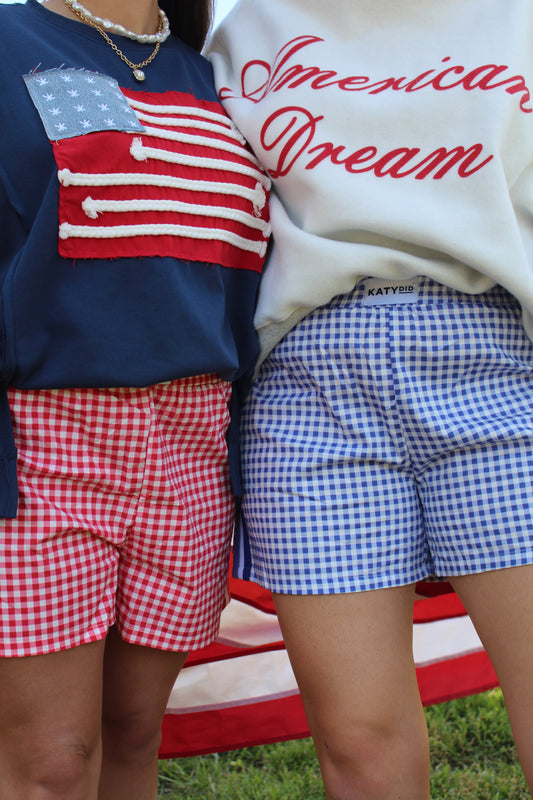 Red Gingham Boxer Short