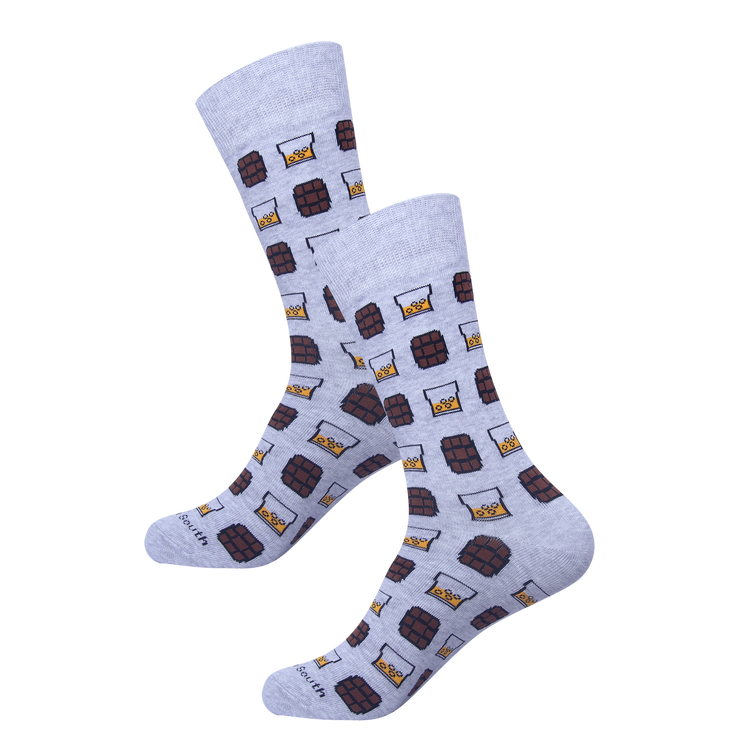 Grey On The Rocks Socks