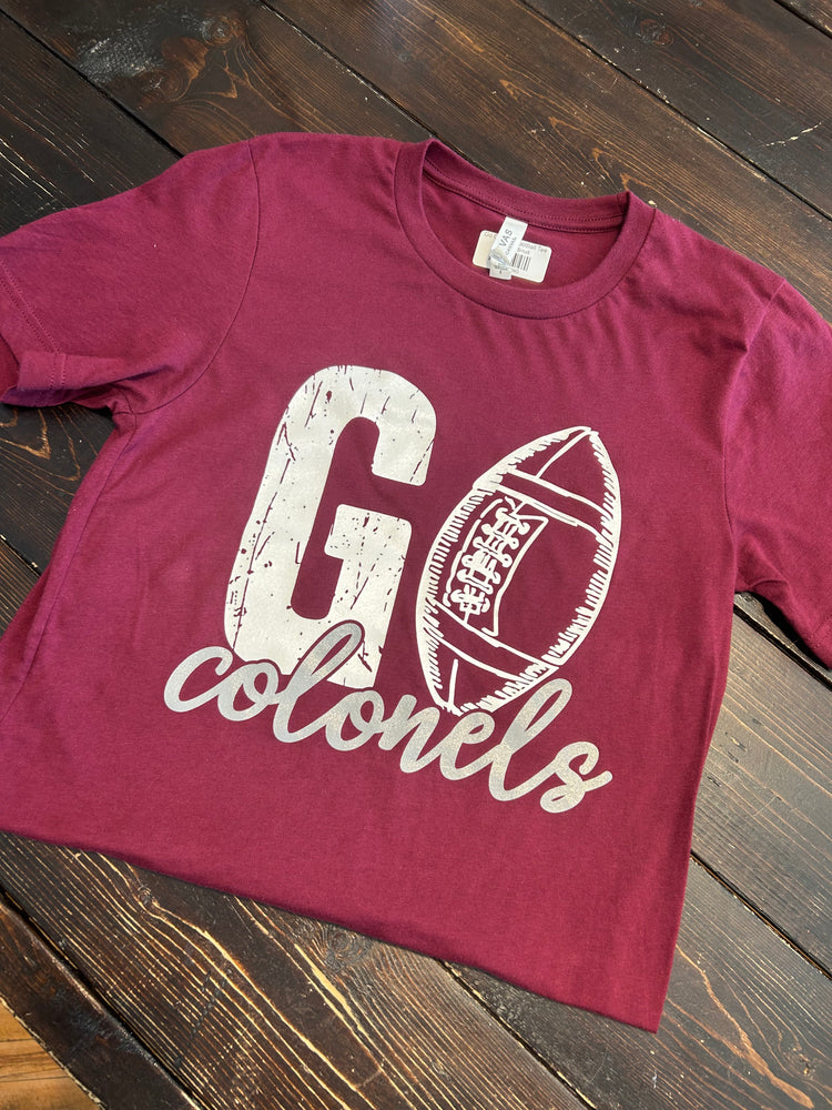 Go Colonel Football Tee