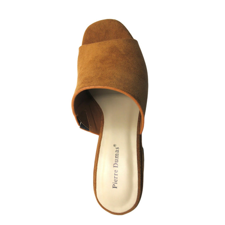 Tayla Mocha Suede Block Heel