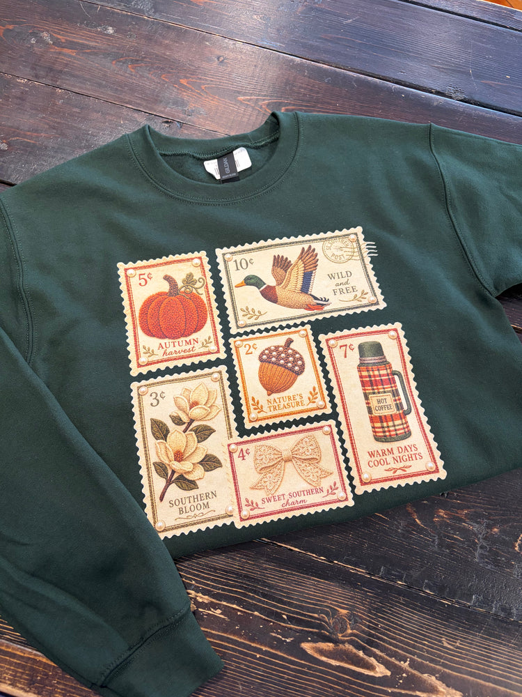 Fall Stamp Gildan Crewneck
