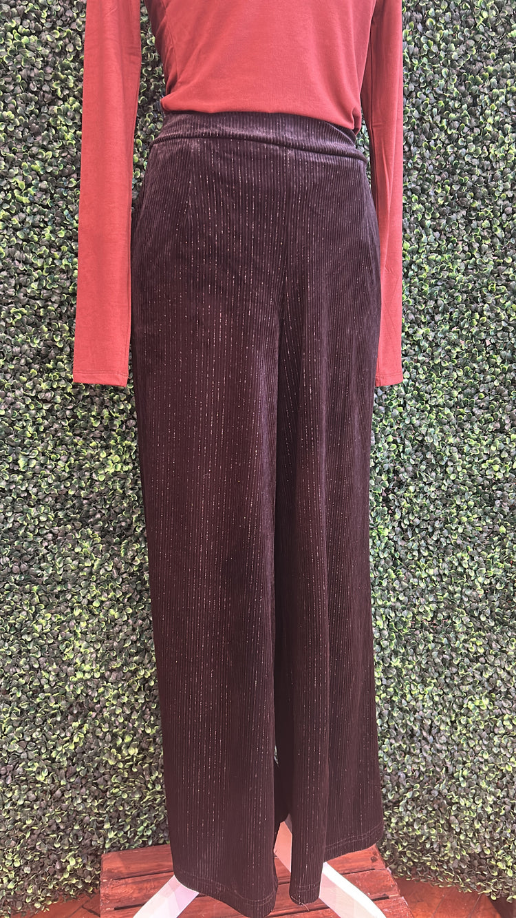 Black Velvet Pants