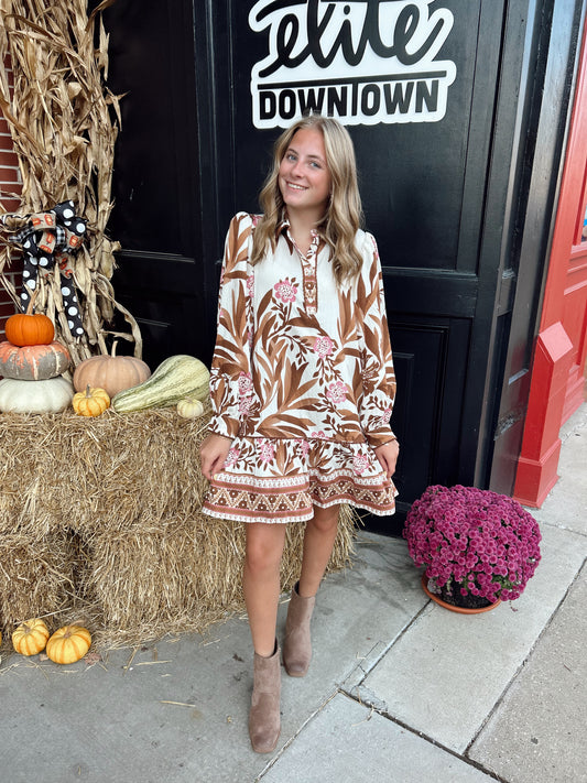 Falling For You Swing Dress