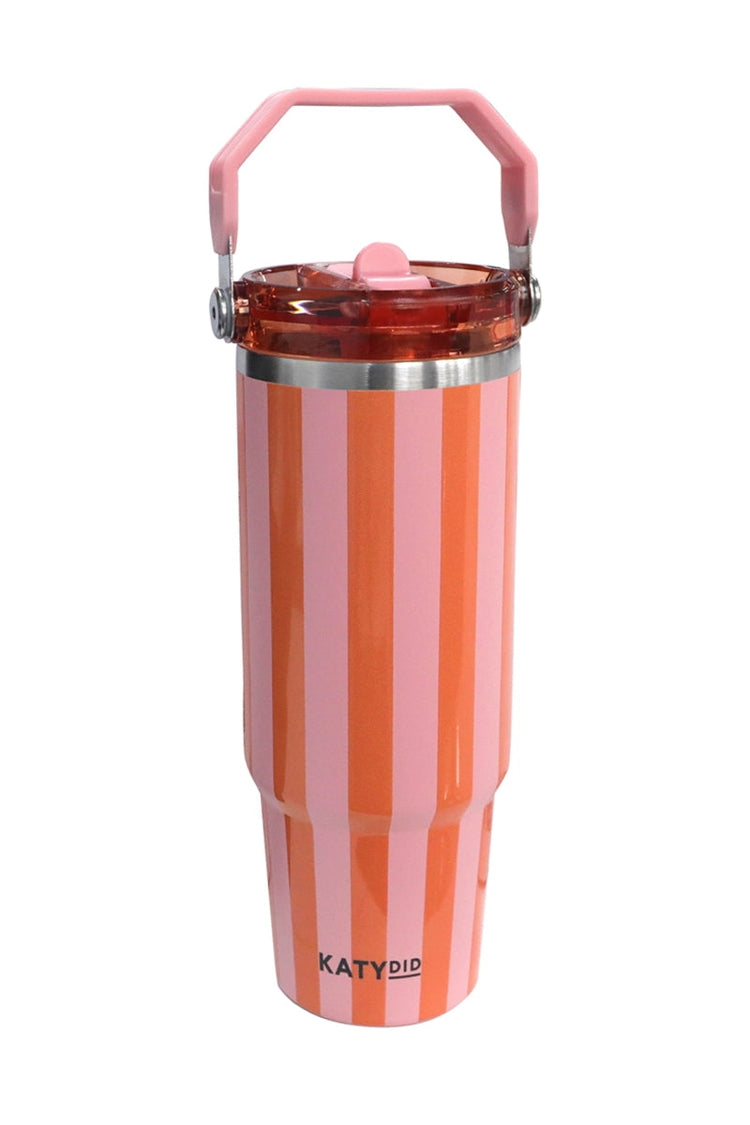 Striped Straw 30oz. Cup